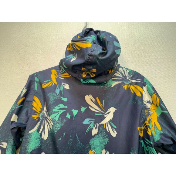 Columbia Youth Hooded Jacket Size L Multicolor Floral Reversible Full Zip - Picture 11 of 16